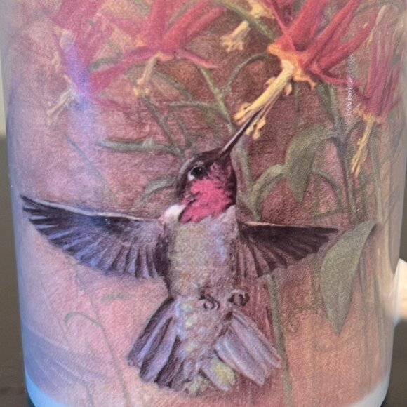 Vintage THIRSTYSTONE Hummingbird WINGED JEWEL Poem Mug ~ Christopher Griffins - Picture 11 of 11